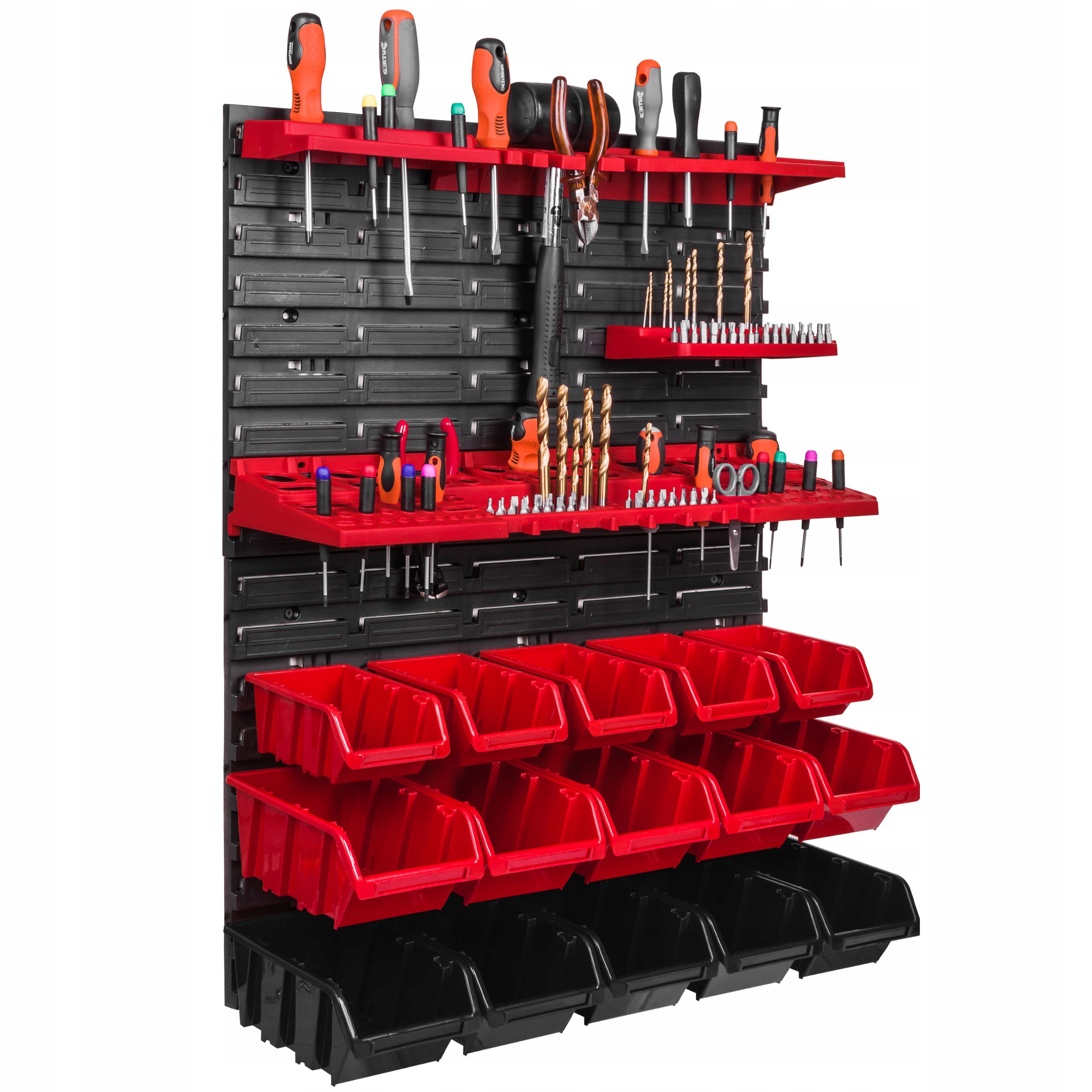 Nástrojová deska 58 x 78 cm, dílenská stěna, 15 záchodů, garáž, klíče