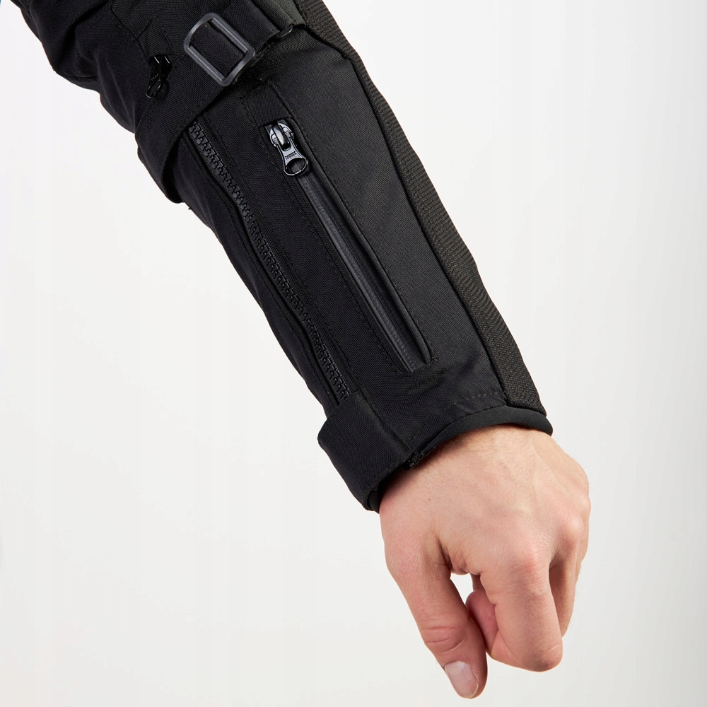 REBELHORN KURTKA MĘSKA PATROL BLACK FLO YELLOW XS Dopasowanie rękawów wersja normalna