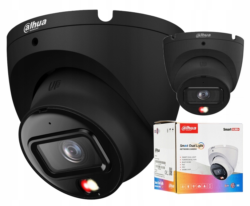 Ip kamera 8Mpx Dahua IPC-HDW1839T-A-IL-0280B-S6 Black Detekce Smd