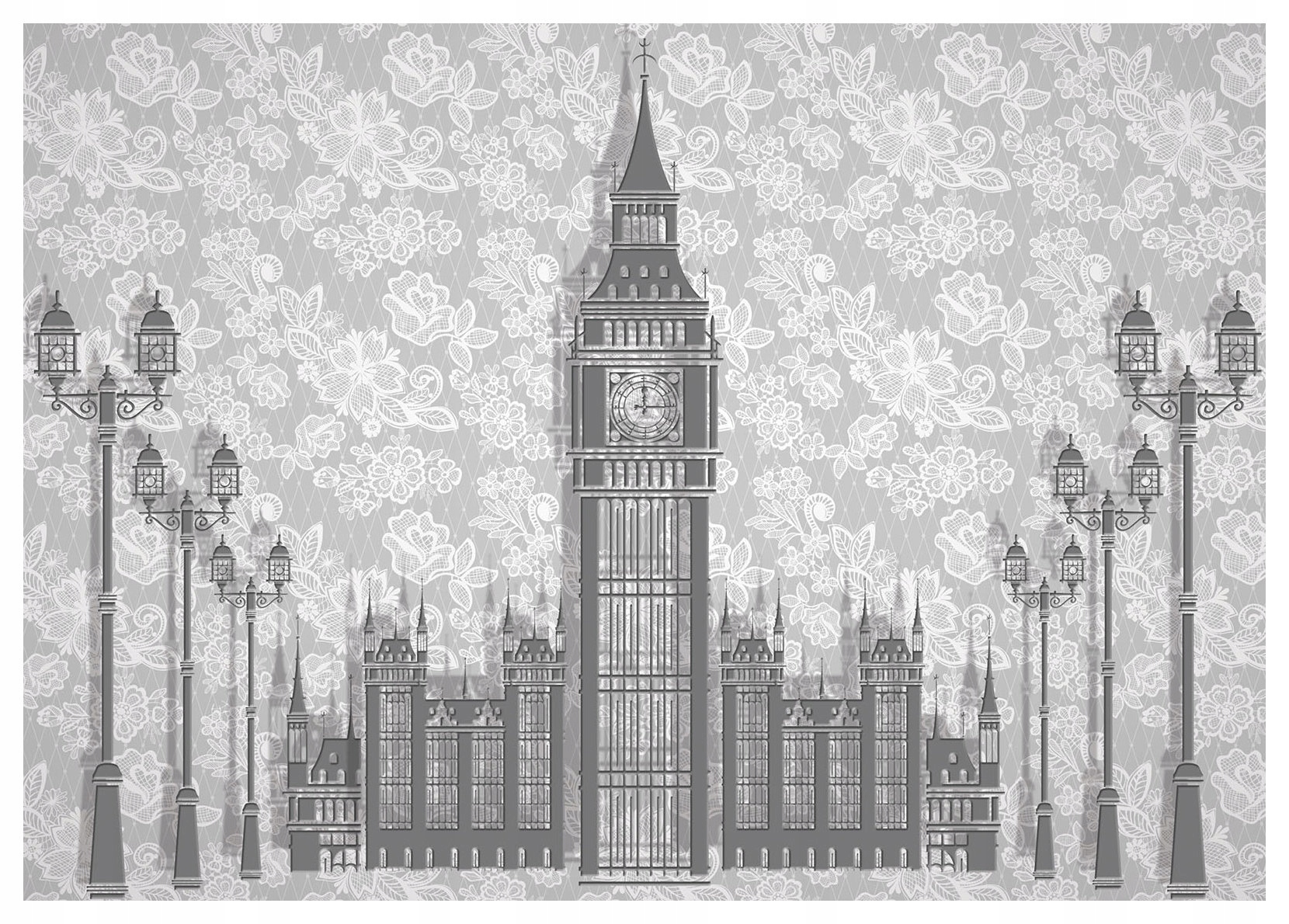 Tapeta Londýn Big Ben abstrakce elegance viktoriánský styl 300x210 lepidlo
