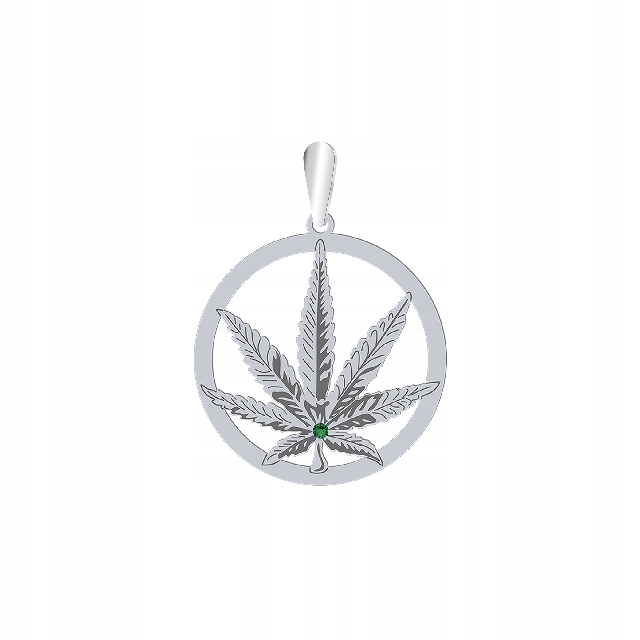 

Zawieszka Konopie Liść Marihuana srebro