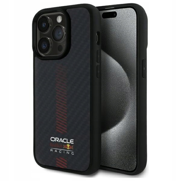 Pouzdro Red Bull Pro Iphone 14 Pro Magsafe Carbon Fiber Černé