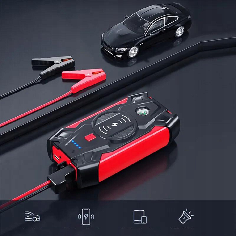 STARTER AWARYJNA DO SAMOCHODU 12V 20000MAH WBUDOWANYM LATARKĄ Marka bez marki