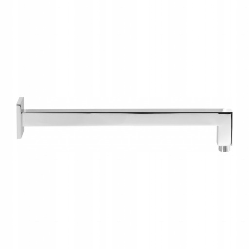 Stenové Sprchové Rameno Štvorcové, Chróm, 37 CM