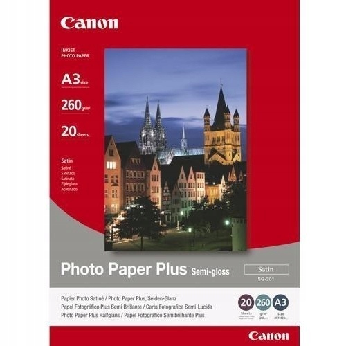 Papier fotograficzny Canon 1686B032 20 szt. 260 g/m² jedwabny