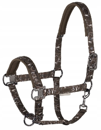 Kantar Eskadron PinBuckle Glossy Platinum brown Pony