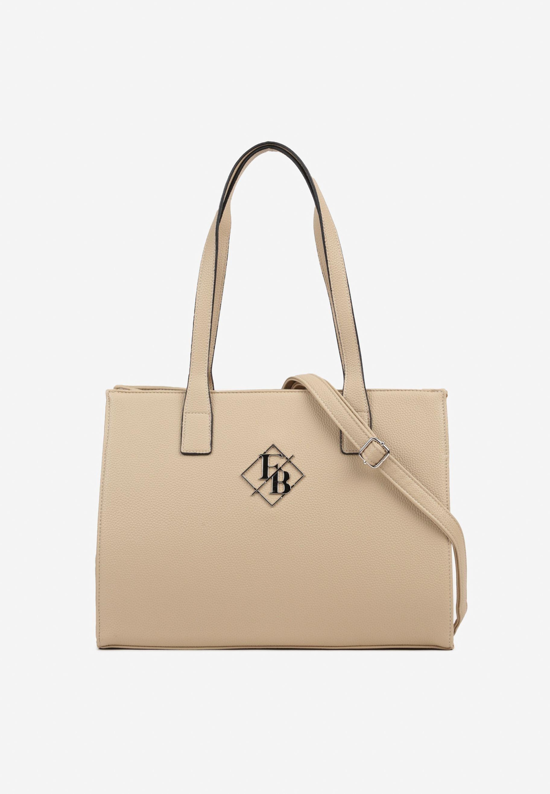 Renee Tmavě béžová kabelka Unisize Shopper