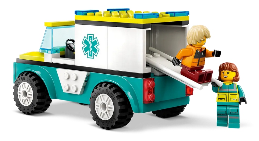 LEGO 60403 CITY KARETKA I SNOWBOARDZISTA Seria Miasto