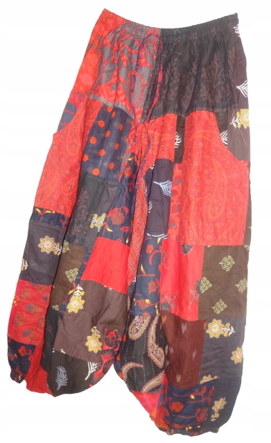 

Alladyny szarawary pumpy joga patchwork bawełna