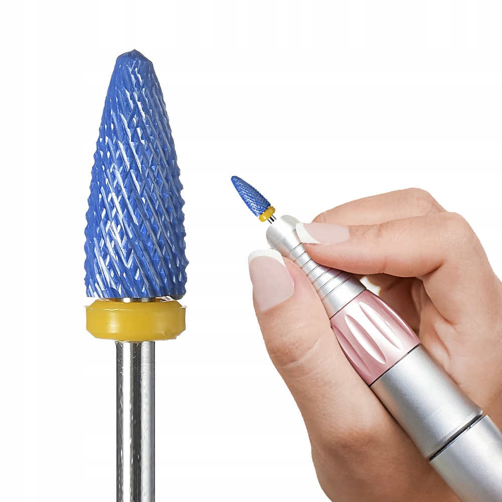Frez Ceramiczny Do Paznokci Stożek Hybryda Żel Akryl Long Bullet/XF