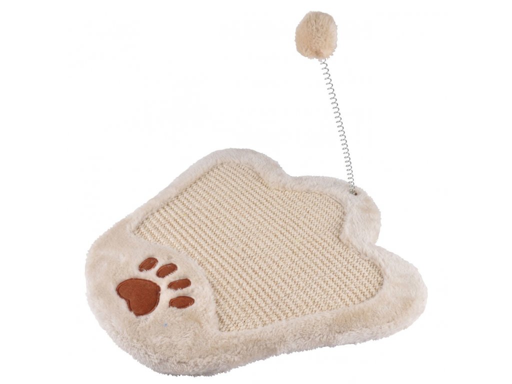 Levně Škrabadlo pro kočky, 35 x 35 x 23 cm, bežová barva