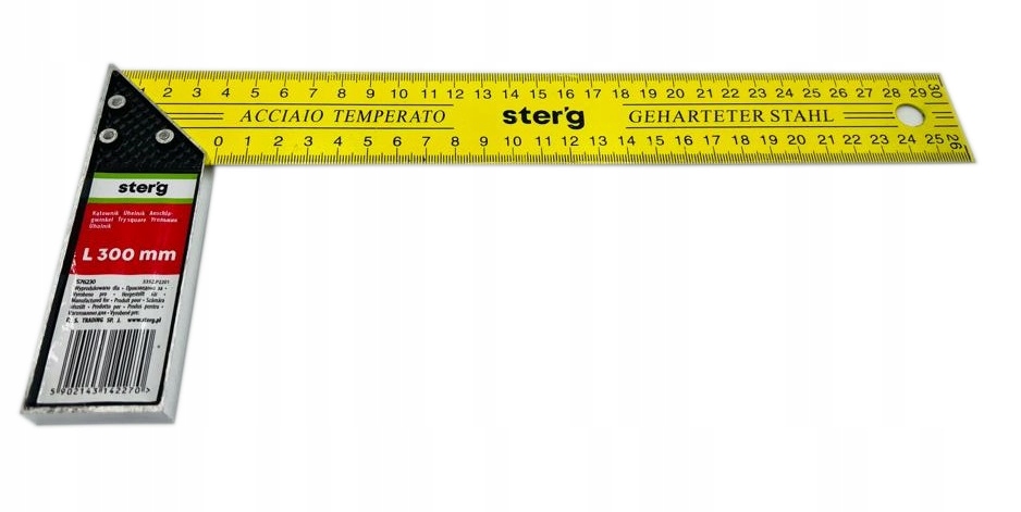KĄTOWNIK MIERNICZY STALOWY 300 MM