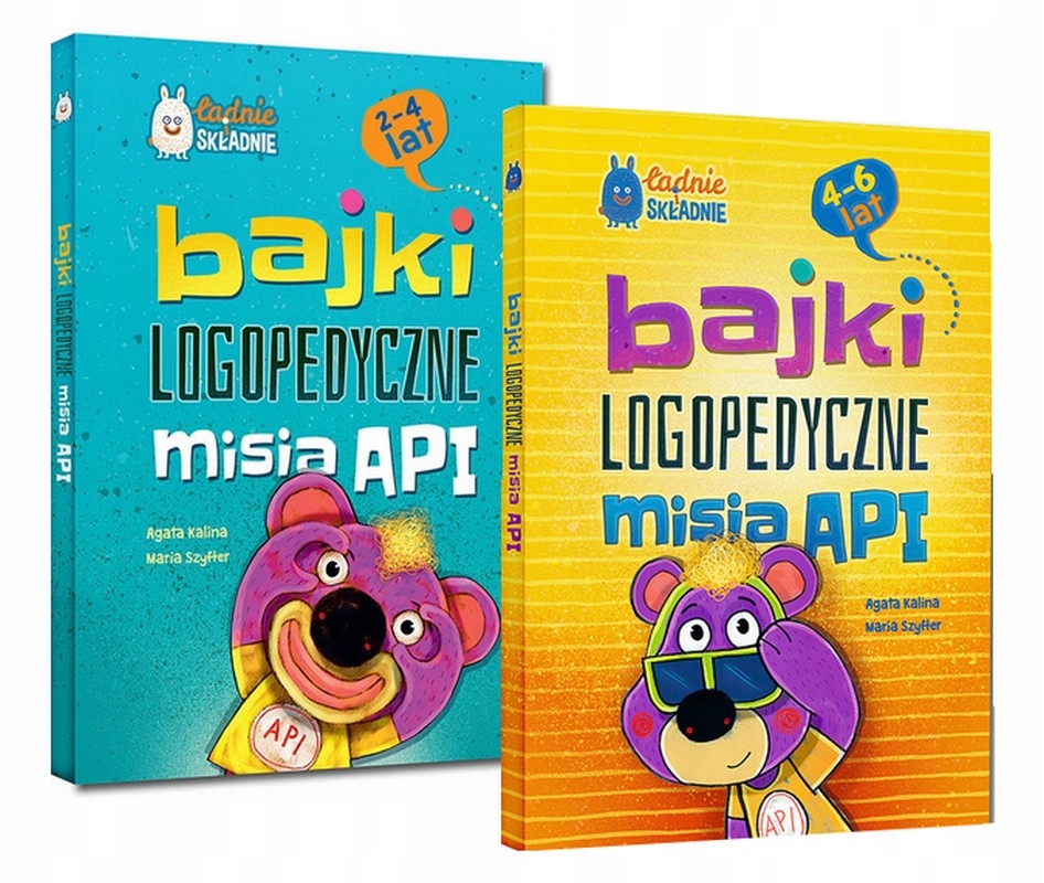 

Bajki Logopedyczne Misia Api 2-4 lata 4-6 lat