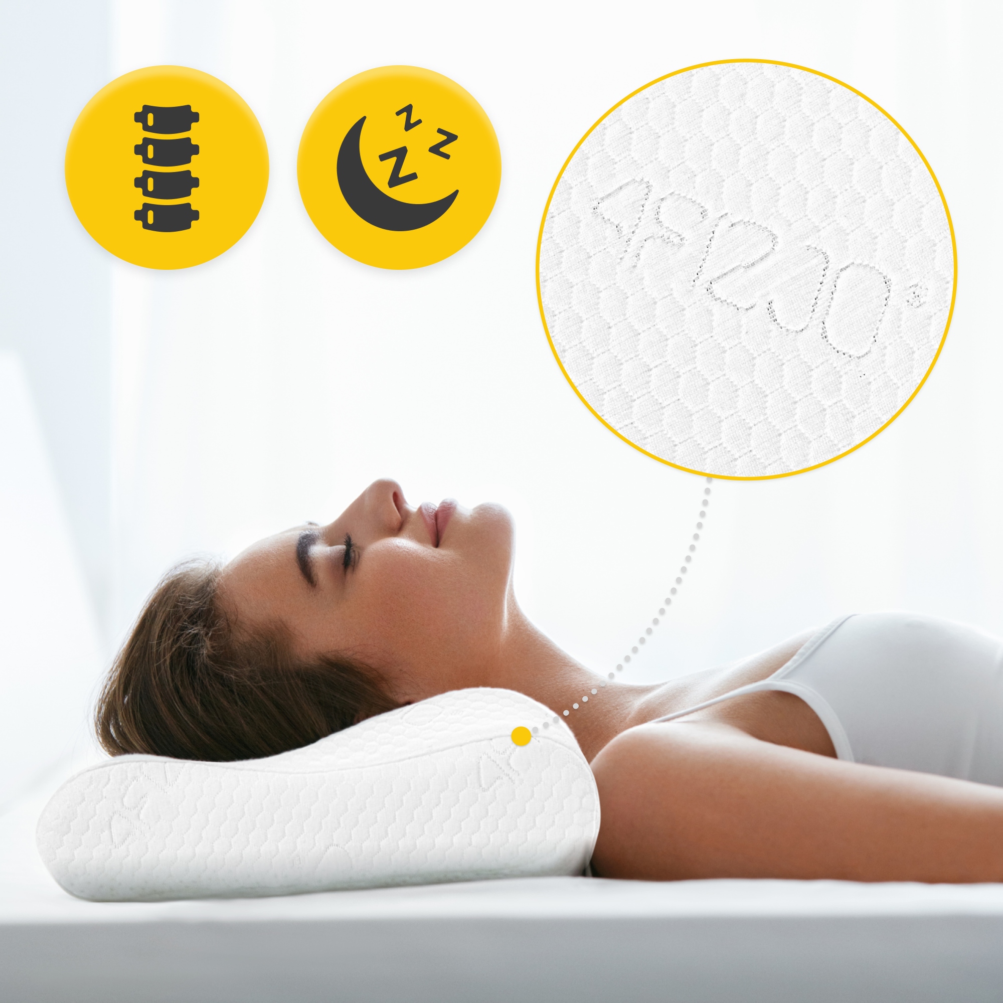 REHABILITÁCIÓS ORTOPÉDIAI ALVÓPÁRNA TERMOELASZTIKUS NAGY MEMÓRIA Márka 4FIZJO