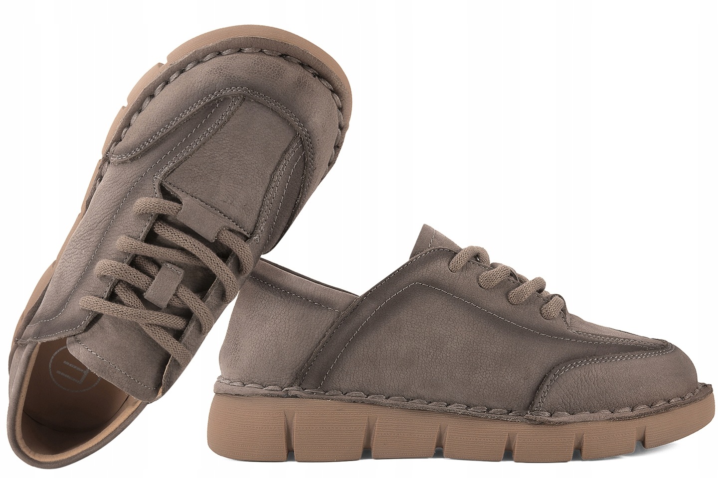 Filippo DP8180 Barefoot Dámské Kožené Polobotky Nubuk taupe 37 Taupe