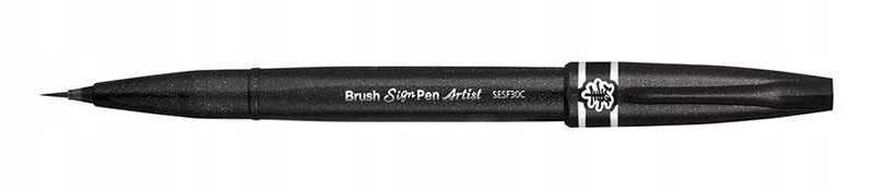 

Pisak pędzelkowy Brush Sign Pen Pentel czarny