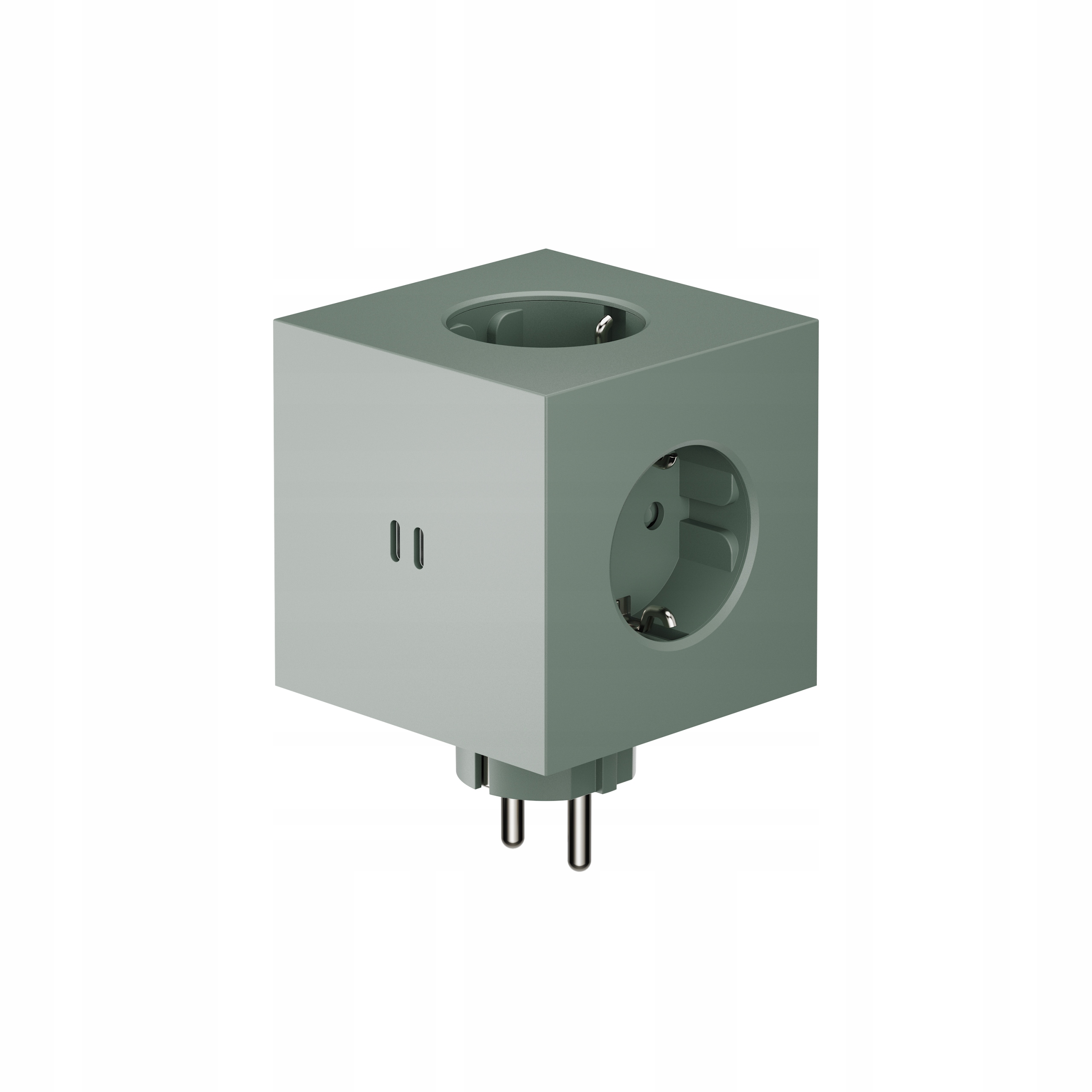 Avolt Square 2 Rozbočovač Zásuvková Lišta Zelená