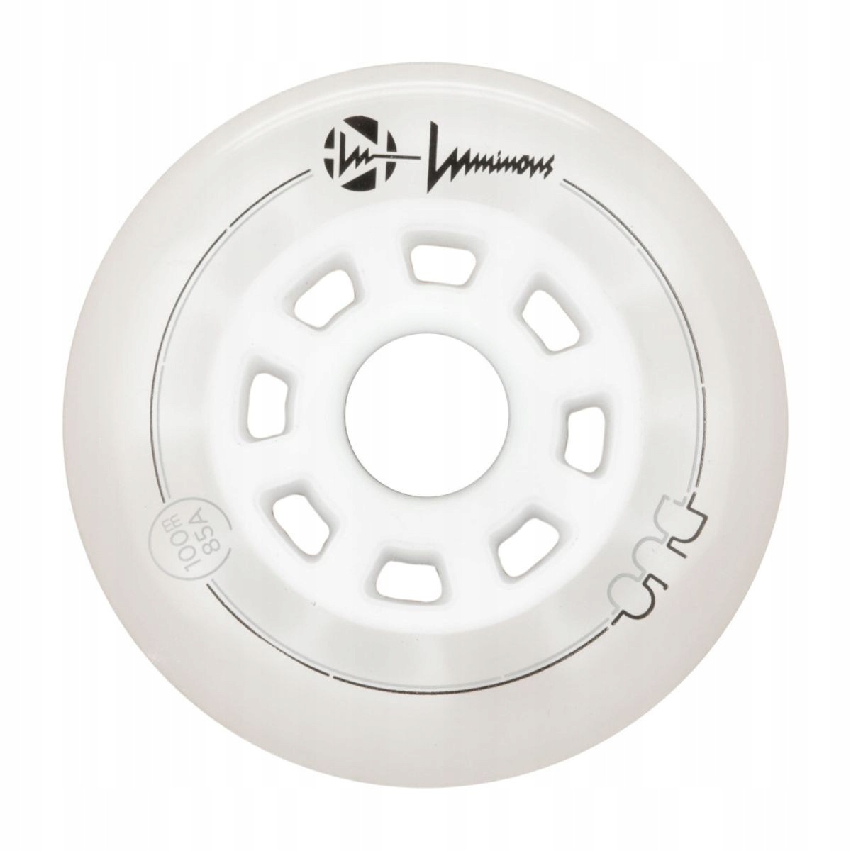 Zestaw 3 kółek Luminous 100mm/85A Duo White Pearl Led