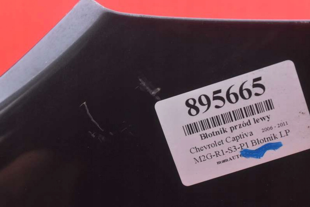 fender left front front black CHEVROLET CAPTIVA 1 and 06-11