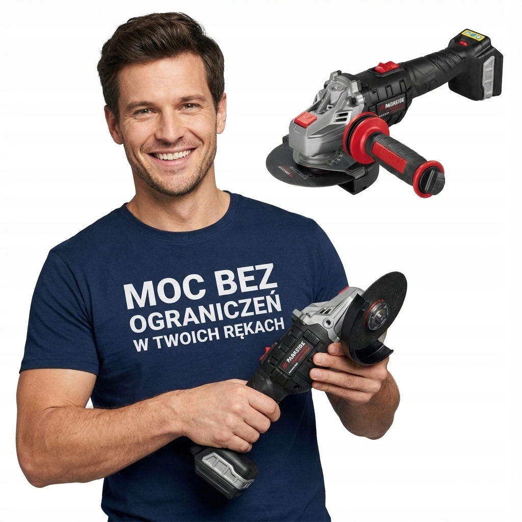 Szlifierka Kątowa Parkside Performance 20V 125mm kątówka Mocna Walizka