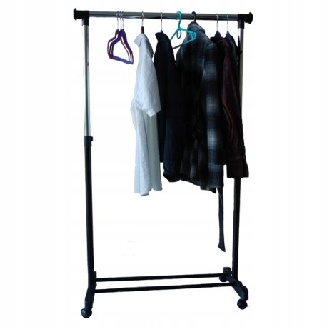 Stojanový Věšák Na Oblečení Otto Jednoduchý Na Kolečkách, Mobilní, Nastavitelný