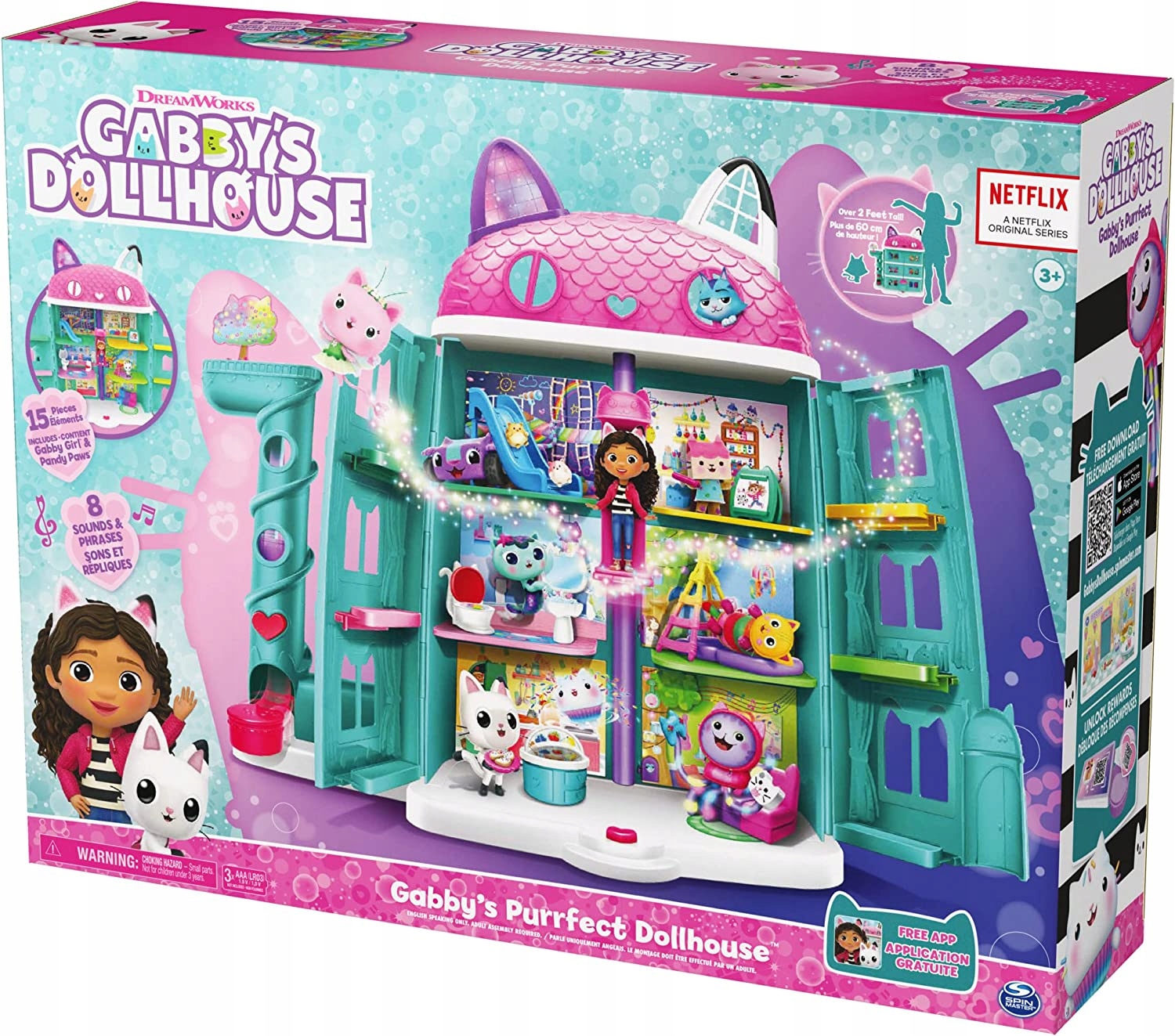 

Gabby's Dollhouse Gabi Koci Domek Gabby Piętrowy