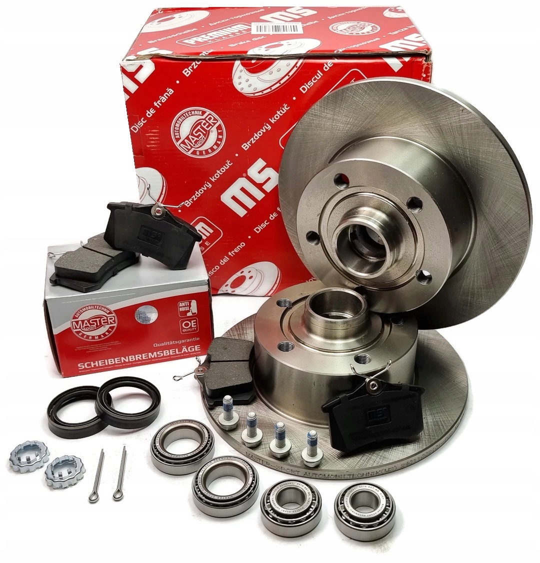 Kotouče Ložiska Zadní Audi A4 B5 94-01 Master Sport