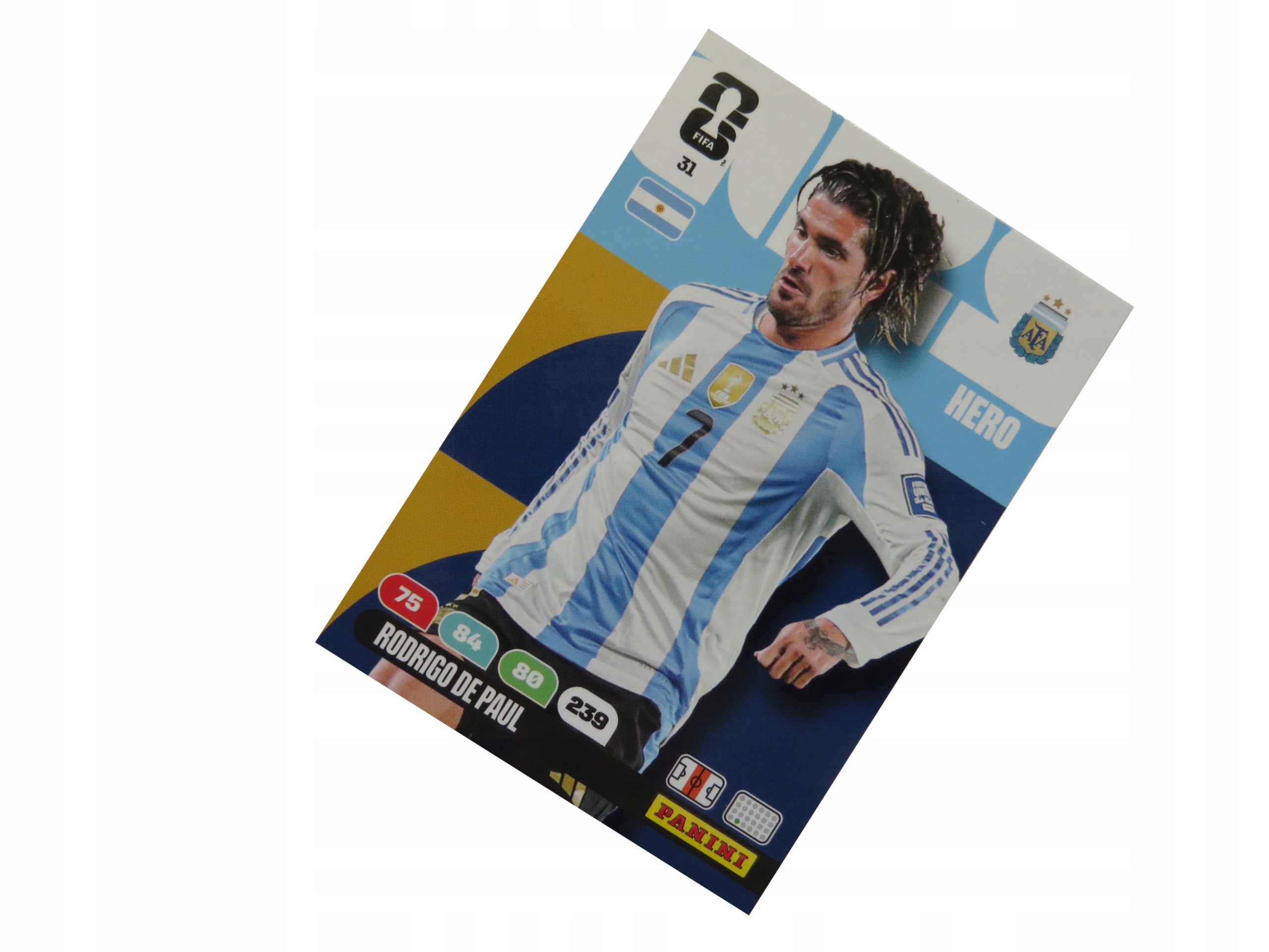 Panini Fifa World Cup 2026 Karta Hero 31 Rodrigo De Paul Argentyna