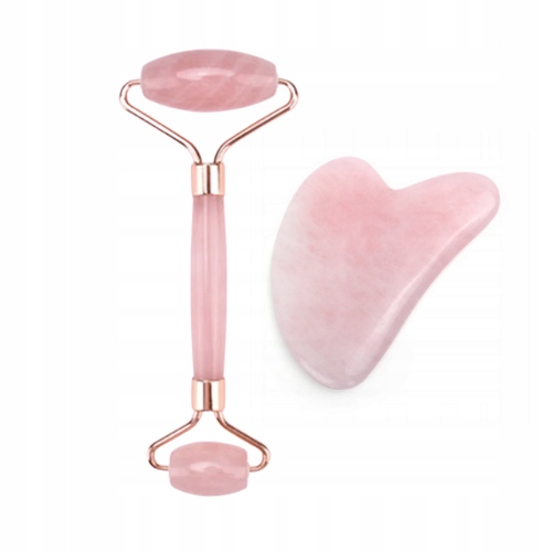 

Wałek Jadeitowy Gua Sha z kwarcu różowego masażer