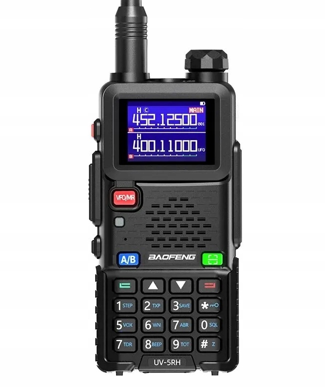 Radiotelefon krótkofalówka Baofeng Uv 5RH 10W 6-pasm 3-poziomy mocy