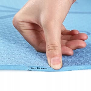 MATA DO ĆWICZEŃ JOGI +SKAKANKA FITNESS YOGA 183x61 Długość 183 cm