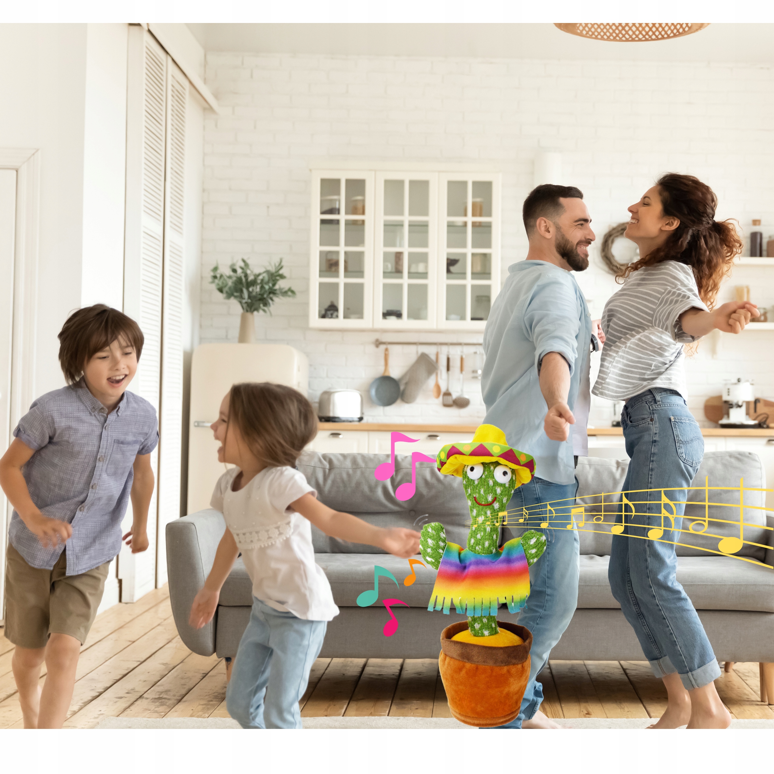 TAŃCZĄCY KAKTUS INTERAKTYWNY ŚPIEWAJĄCY GADAJĄCY GRA ZABAWKA DLA DZIECI LED Certyfikaty, opinie, atesty CE