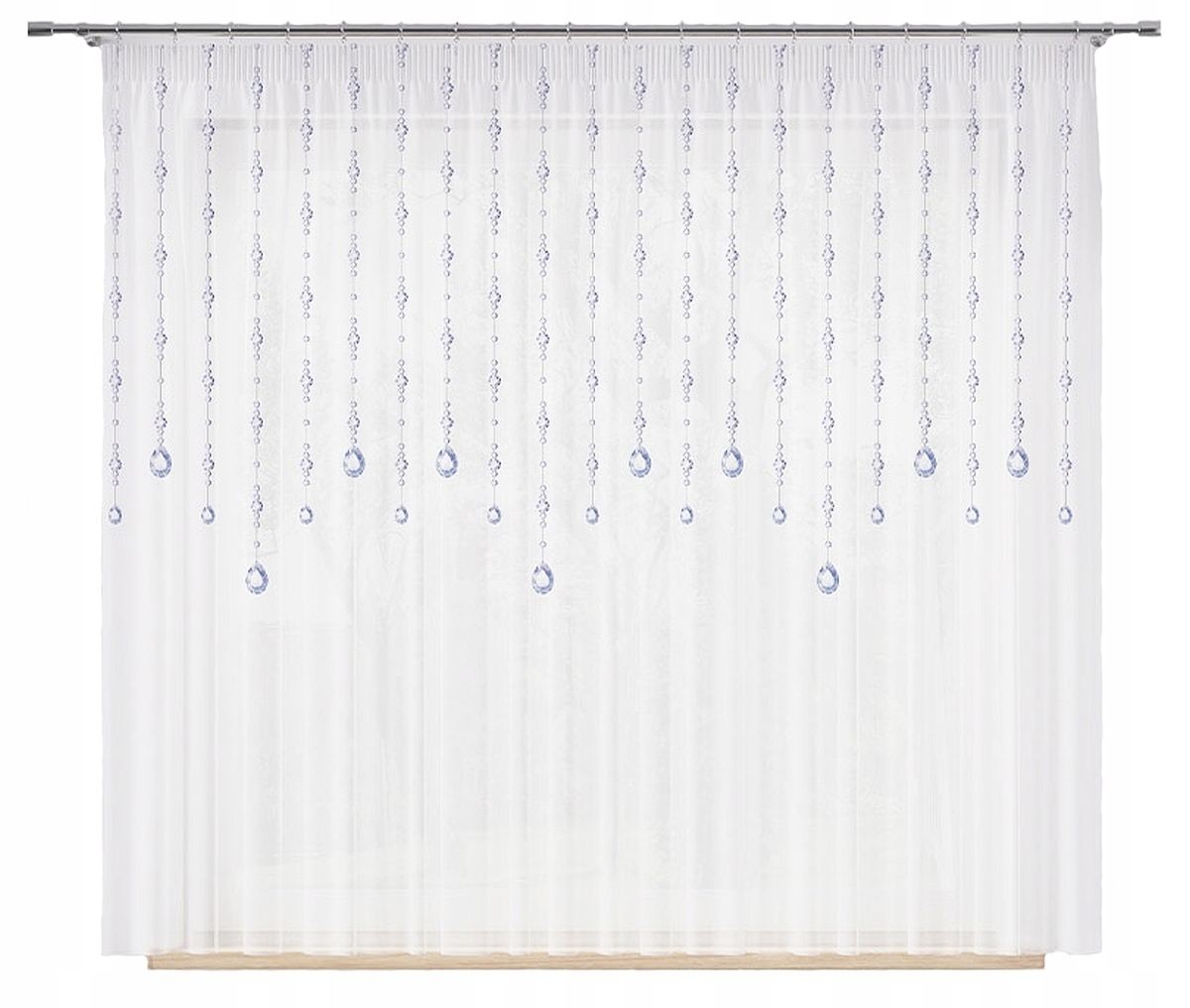 

Firanka Gotowa Girlanda kryształowa z Obciążnikiem