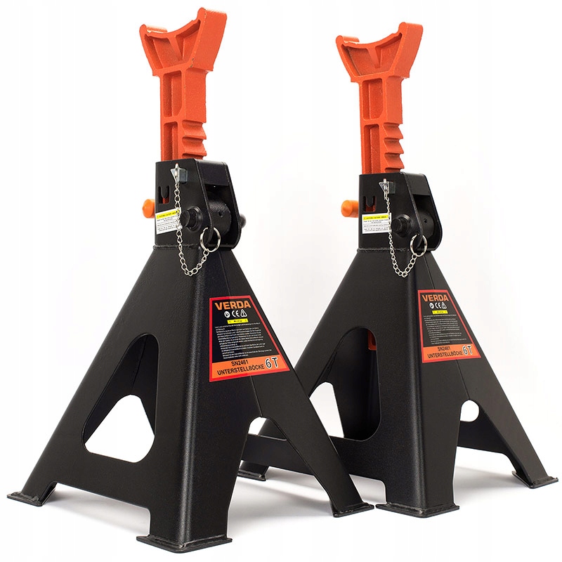 KOBYŁKI PODSTAWKI 6T PODPORY WARSZTATOWE SAMOCHODOWE Z BLOKADĄ BOLCEM 2szt. Waga produktu z opakowaniem jednostkowym 11 kg