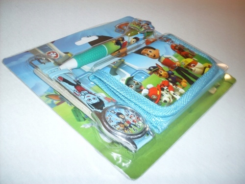 PSI PATROL zegarek na rękę + PORTFEL 2w1 wskazówki Marka bez marki