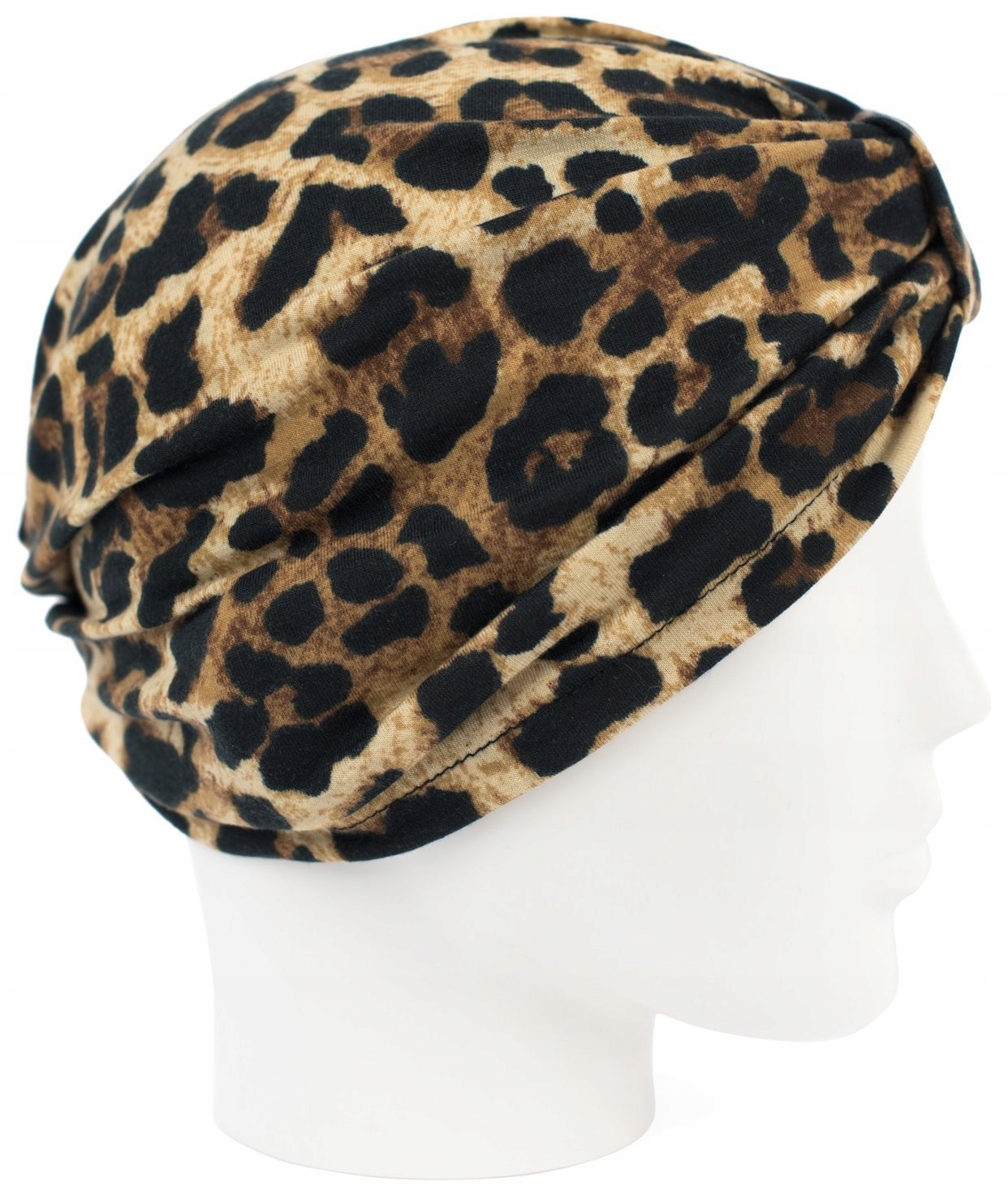 Szaleo TURBAN/CZAPKA Brown panther cz20207-1