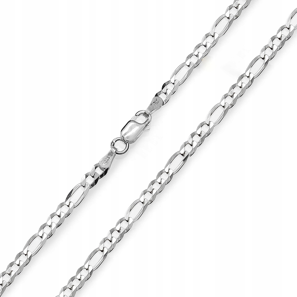 

Naszyjnik srebrny Ag925 figaro 55cm 1002-080