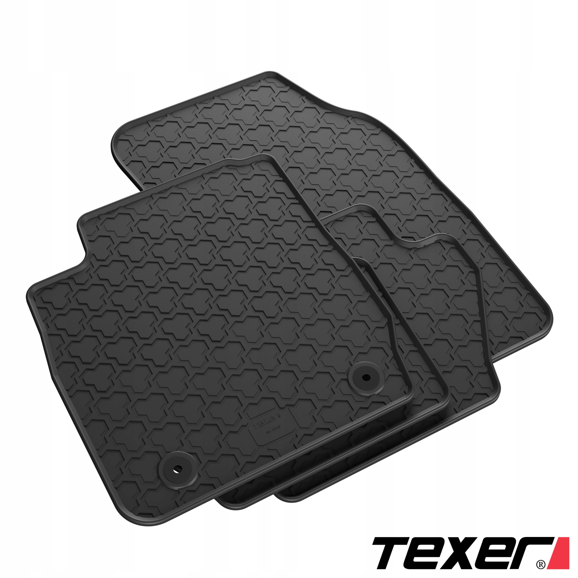 Gumové koberce pro Ford Fiesta VI 2011-2017 Texer