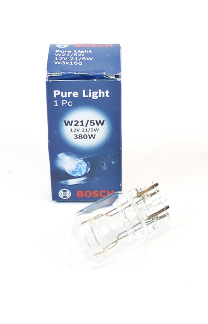 

Bosch żarówka 12V W21/5W 21/5W W3X16Q całoszklana