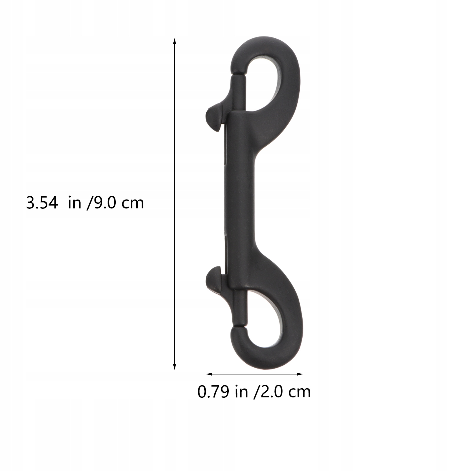 2 SZT. DWUSTRONNY HACZYK SPUSTOWY KLIPS ZATRZASKOWY HACZYK Długość 100 mm