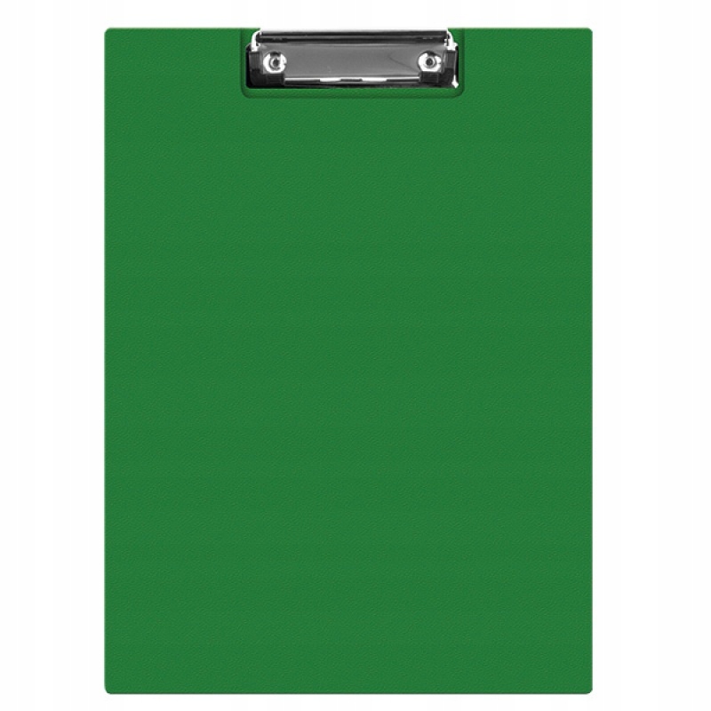

Clipboard teczka Pvc A4 zielony podkład z klipem