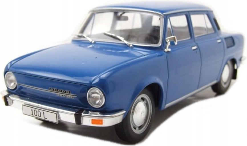 Škoda 100L blue model Metal 124107 WhiteBox 1:24