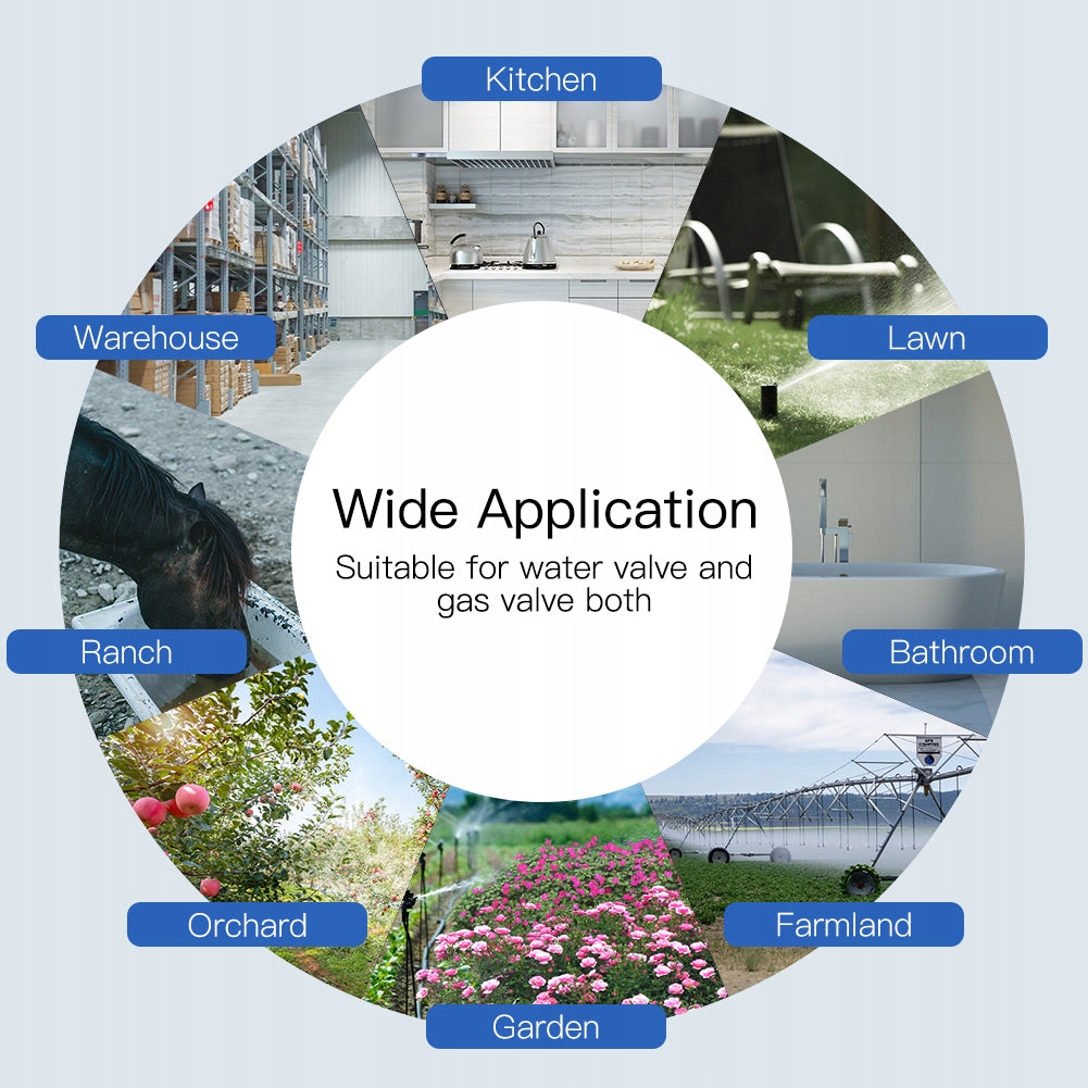 WiFi Inteligentny kontroler zaworu gazu wodnego Marka Moes