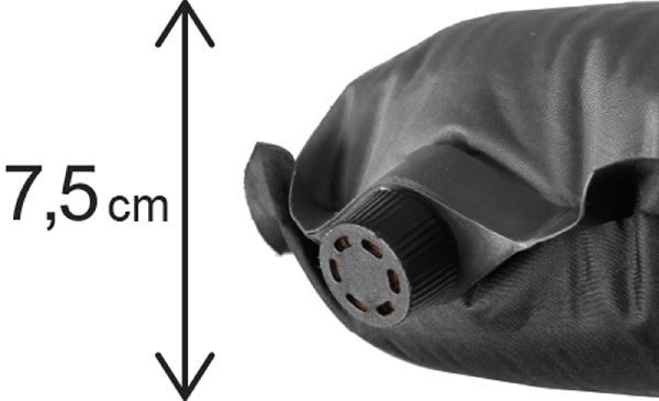 Mata samopompująca pojedyńcza Alveomat 7.5 Brunner Kolor dominujący odcienie niebieskiego