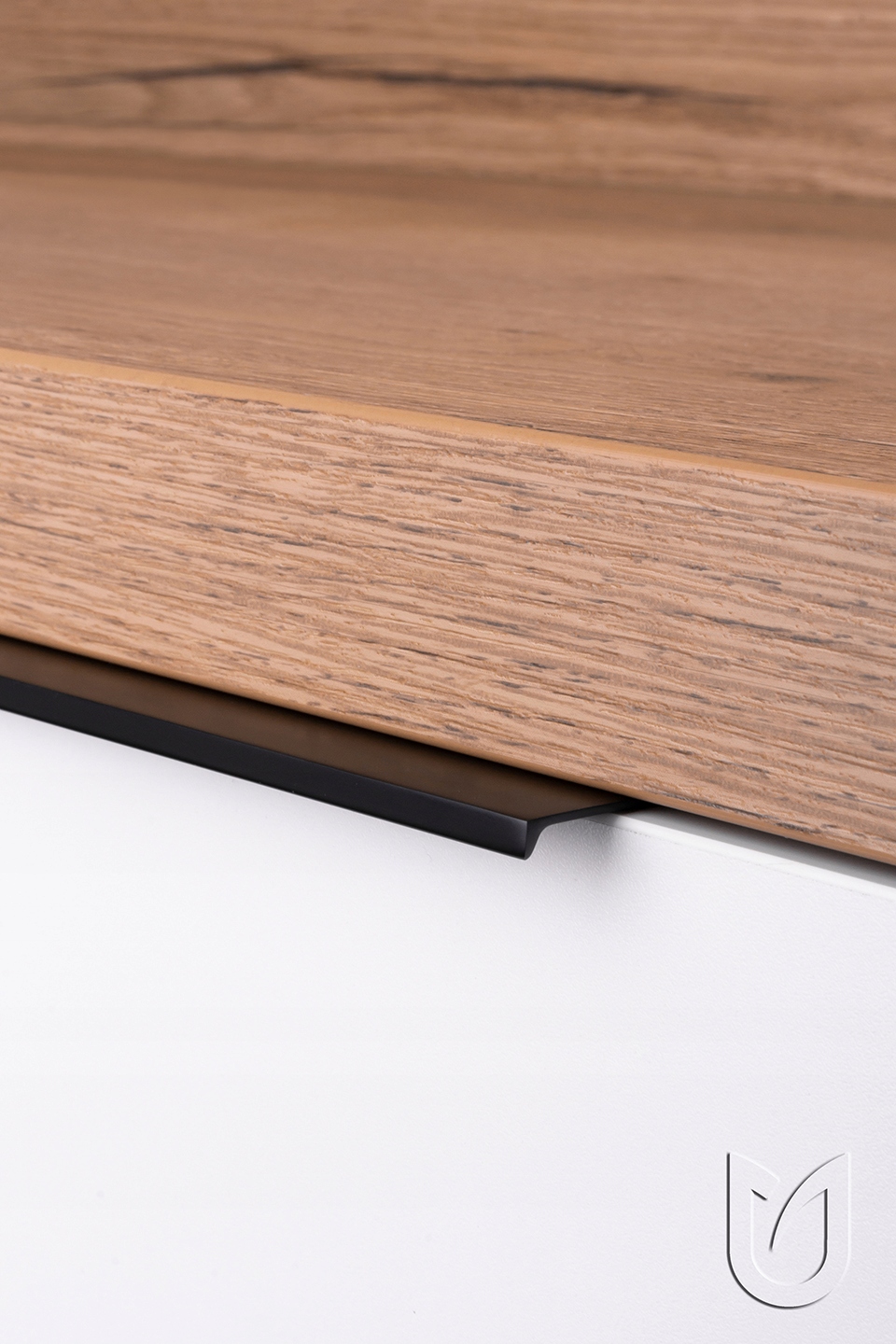 

Uchwyt krawędziowy Lucata Tulip, czarny mat, 320mm