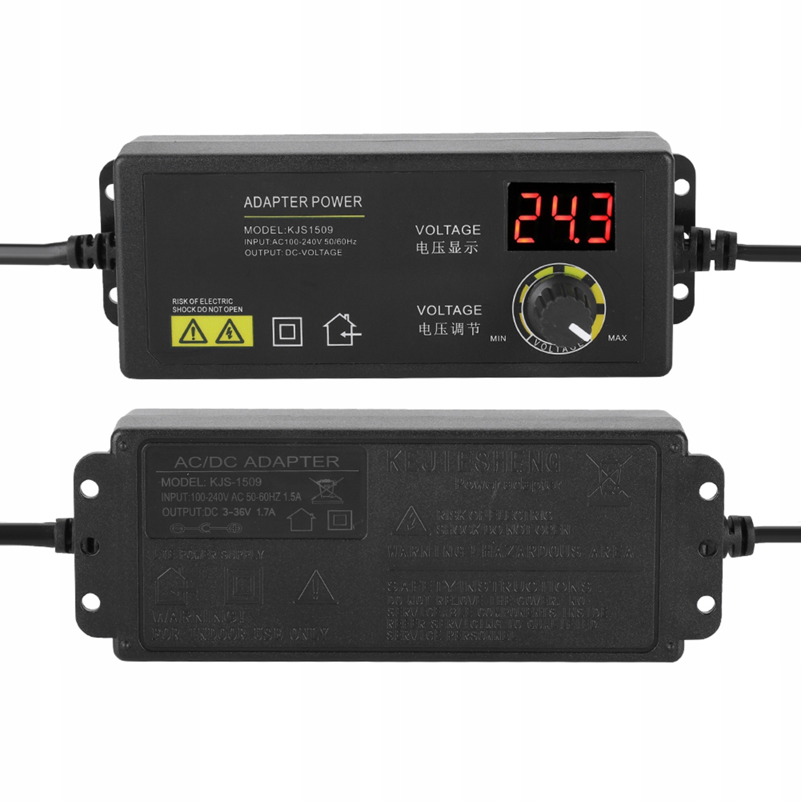 ZASILACZ REGULOWANY 3-36V 1.5A AC DC ZASILACZ Moc 60 W