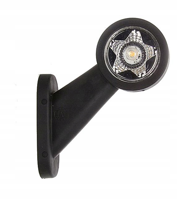 Lampa obrysowa LED obrysówka boczna TYLNA NAROŻNA Strona zabudowy Lewe boczne