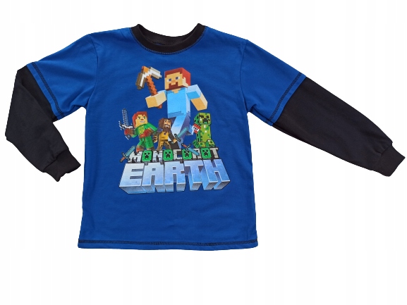 

Bluzka długi rękaw T-shirt 152 Minecraft