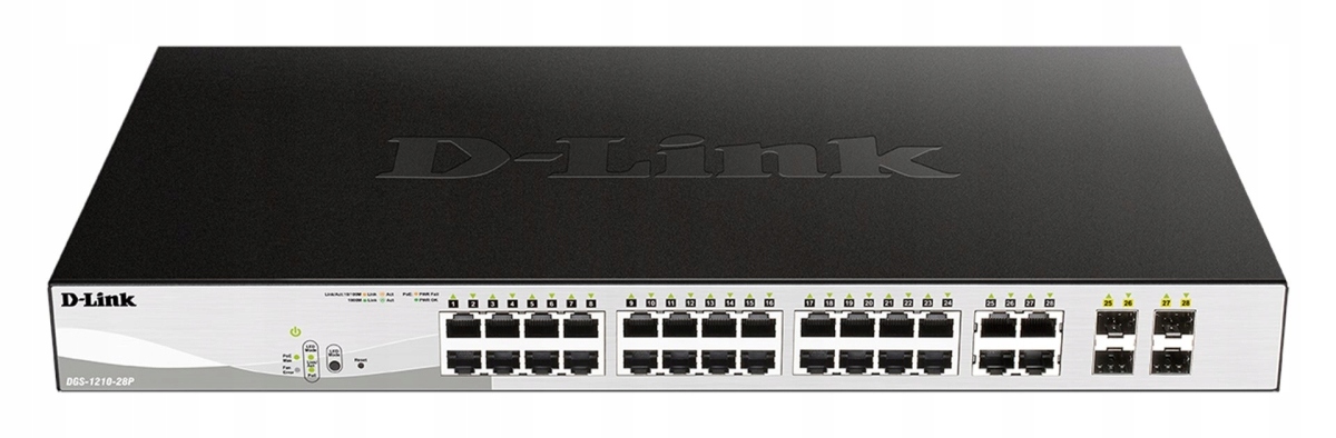 D-link 28-Portový Smart Switch Layer2 s PoE