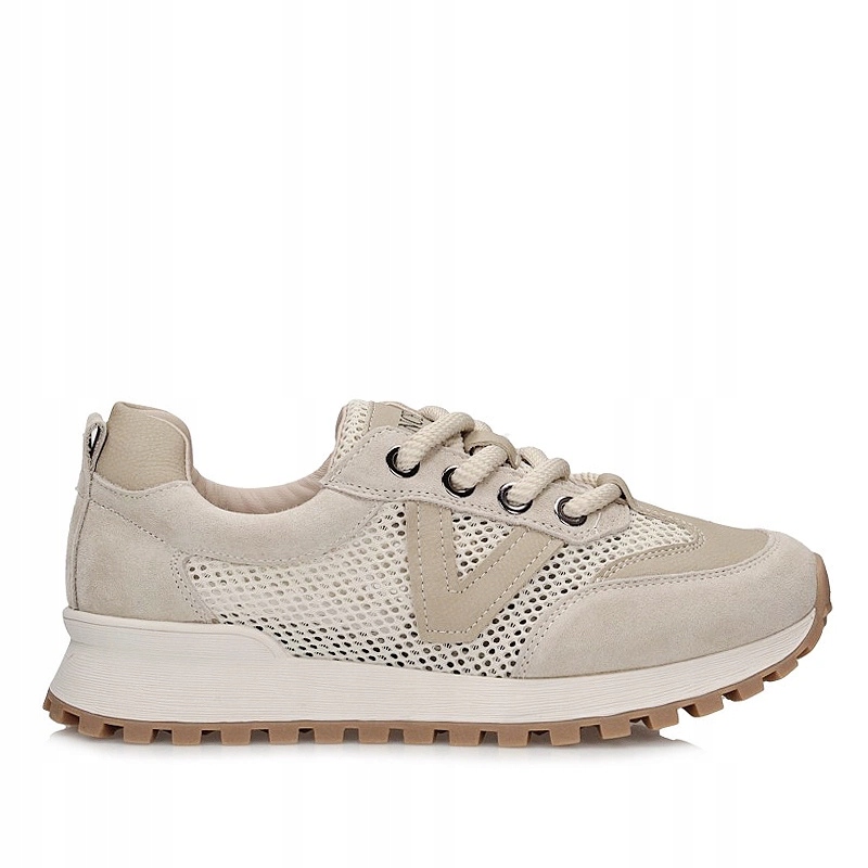 Stylové béžové polobotky pro ženy Vinceza 66746 Be